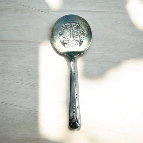 Silverware Artisan Ring Made Of Vintage Community Plate Silver Plated Spoon 8.5 - Picture 6 of 12